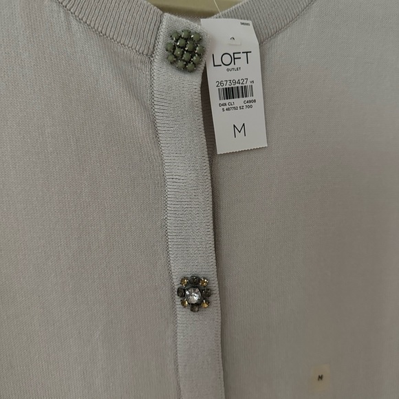 LOFT Grey cardigan - Picture 3 of 4